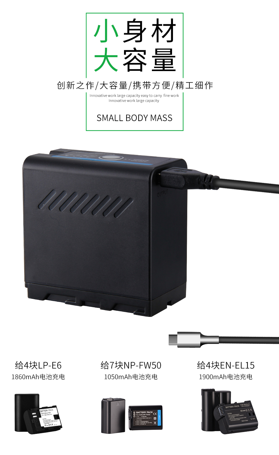 DSLR NP-F990 battery
